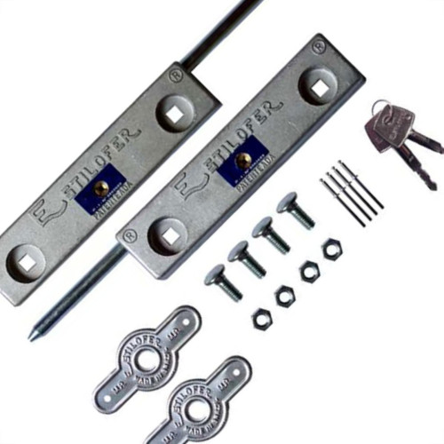 Trava Lateral Tetra Estilofer Aluminio 1Par 1 Trava Lateral Tetra Estilofer Aluminio 1Par 1