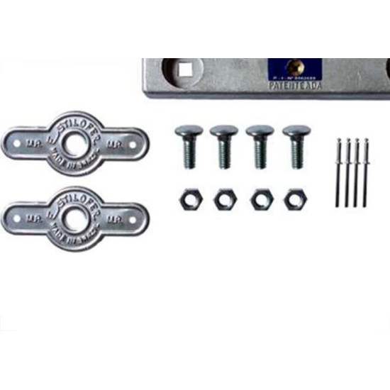 Trava Lateral Tetra Estilofer Aluminio 1Par 1 Trava Lateral Tetra Estilofer Aluminio 1Par 1