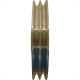 Polia Aluminio Mademil ''A'' 2 Canais 9''/230Mm Pal230A2 Polia Aluminio Mademil ''A'' 2 Canais 9''/230Mm Pal230A2