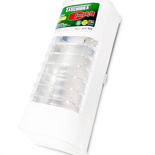 Luminaria Aletada Viewlux Ta6 Com 1 Soquete E27 Branca 27Cm -01