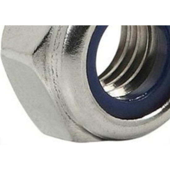 Porca Travante Com Nylon Jomarca 08X1,25 % 26734 Porca Travante Com Nylon Jomarca 08X1,25 % 26734