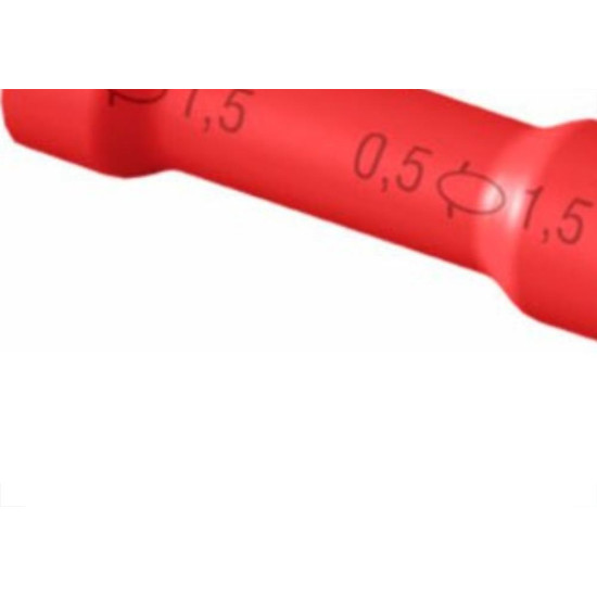 Pre-Isolado Intelli Luva Emenda 0,5A1,5 Vermelho Lep1,5 Com 100 Pecas 1701 (Lep 1,5) Pre-Isolado Intelli Luva Emenda 0,5A1,5 Vermelho Lep1,5 Com 100 Pecas 1701 (Lep 1,5)