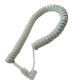 Cabo Fone Espiral Jack/Jack 2M Branco 989 Cabo Fone Espiral Jack/Jack 2M Branco 989