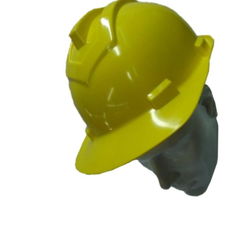 Capacete Com Carneira Ledan Plastico Amarelo 2531 Capacete Com Carneira Ledan Plastico Amarelo 2531