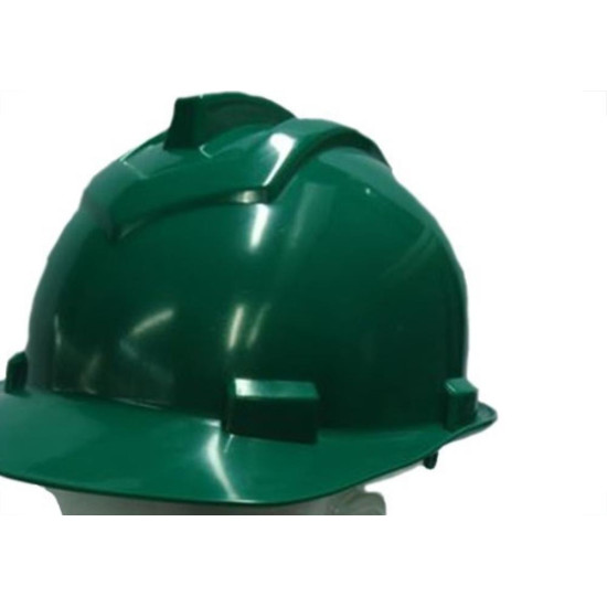 Capacete Com Carneira Ledan Plastico Verde 2533 Capacete Com Carneira Ledan Plastico Verde 2533