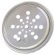 Grelha Inox Clarinox Caixilho Redonda 10Cm Fecho 5087