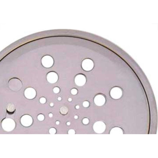 Grelha Inox Clarinox Caixilho Redonda 15Cm Fecho 5094 Grelha Inox Clarinox Caixilho Redonda 15Cm Fecho 5094
