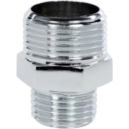 Niple Latao Cromado Metais Rei   3/4X1/2 10060 - Kit C/6