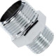 Niple Latao Cromado Metais Rei   3/4X1/2 10060 - Kit C/6