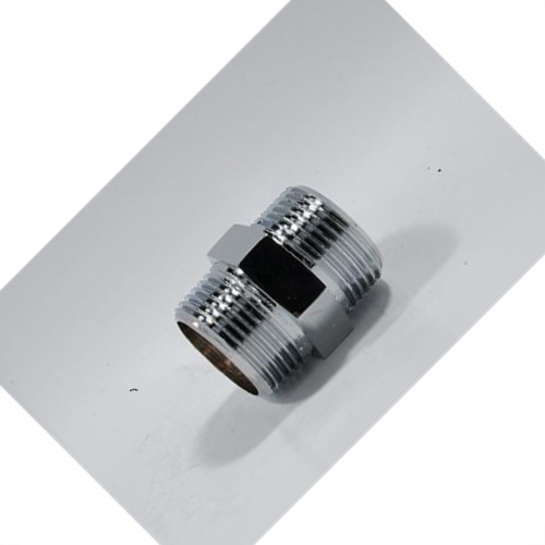 Niple Latao Cromado Metais Rei   3/4X3/4 10062 - Kit C/6