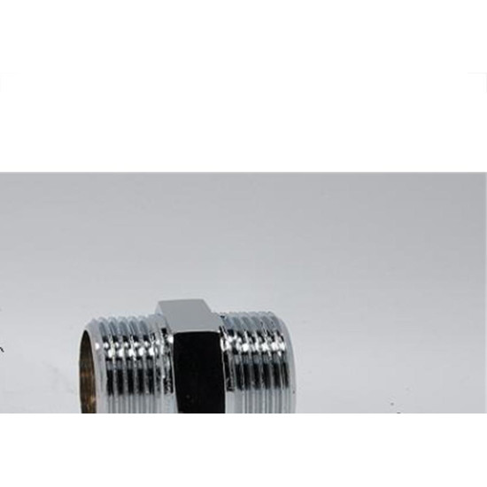 Niple Latao Cromado Metais Rei   3/4X3/4 10062 - Kit C/6