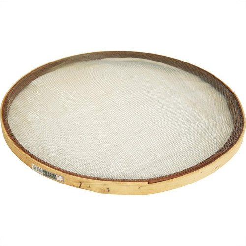 Peneira Mm Cafe 55Cm Arame Aro Madeira 10404 - Kit C/6 