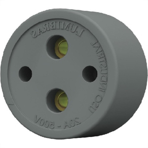Tomada Externa Lumibras Nylon/Fibra 2X20 22.1 - Kit C/10 Tomada Externa Lumibras Nylon/Fibra 2X20 22.1 - Kit C/10
