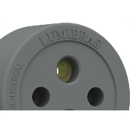 Tomada Externa Lumibras Nylon/Fibra 2X30 23.1 - Kit C/10 Tomada Externa Lumibras Nylon/Fibra 2X30 23.1 - Kit C/10