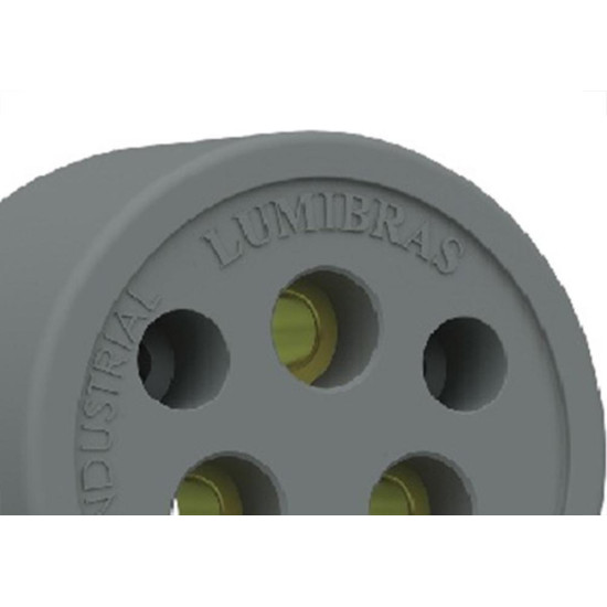 Tomada Externa Lumibras Nylon/Fibra 3X20 32.1 - Kit C/10 Tomada Externa Lumibras Nylon/Fibra 3X20 32.1 - Kit C/10