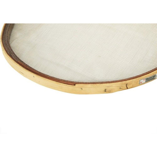 Peneira Mm Fuba 55Cm Arame Aro Madeira 10433 - Kit C/6 Peneira Mm Fuba 55Cm Arame Aro Madeira 10433 - Kit C/6