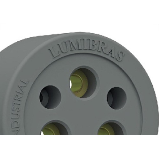 Tomada Externa Lumibras Nylon/Fibra 3X32 33.1 - Kit C/10  Tomada Externa Lumibras Nylon/Fibra 3X32 33.1 - Kit C/10