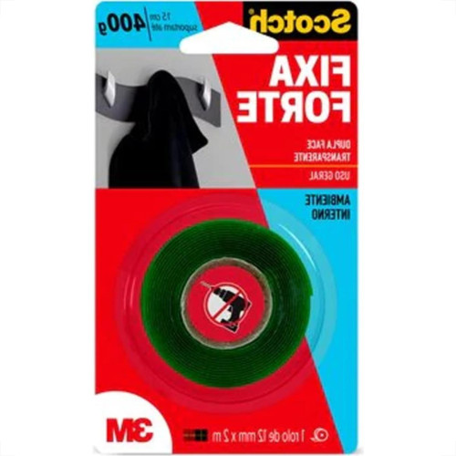 Fita Dupla Face 3M Forte Transparente 12X 2 Hb004419873