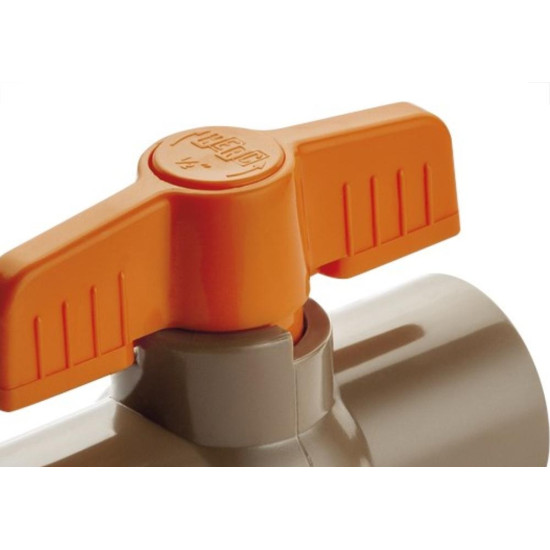 Registro Esfera Pvc Herc Rosca Rosca 1/2'' Reforcado 3164 Registro Esfera Pvc Herc Rosca Rosca 1/2'' Reforcado 3164