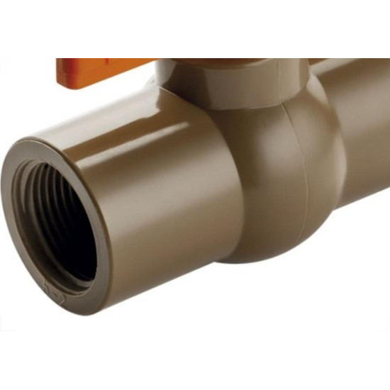 Registro Esfera Pvc Herc Rosca Rosca 3/4'' Reforcado 3165 Registro Esfera Pvc Herc Rosca Rosca 3/4'' Reforcado 3165