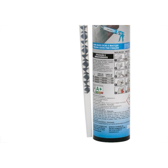 Chumbador. Fixador Quimico Injecao Poliester 300Ml Qpo300 Chumbador. Fixador Quimico Injecao Poliester 300Ml Qpo300