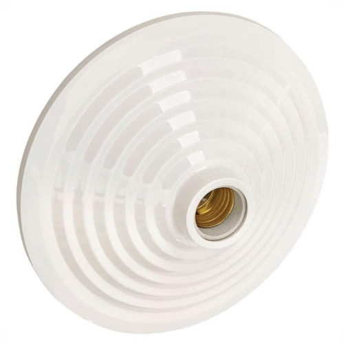 Kit C/3 - Plafonier Pvc Pavilonis Mc Branco Soquete Porce... Kit C/3 - Plafonier Pvc Pavilonis Mc Branco Soquete Porce...