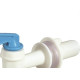 Torneira Filtro Herc Alavanca Branca/Azul 2701 - Kit C/12 Torneira Filtro Herc Alavanca Branca/Azul 2701 - Kit C/12