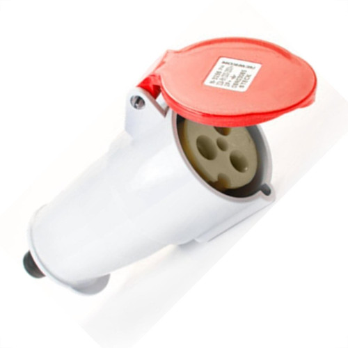 Acoplamento Steck 380V 2 Polos+Terra 16A Vermelho 3059