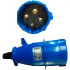 Pino 3 Polos+Terra Steck 220V 16A Azul N4079 Pino 3 Polos+Terra Steck 220V 16A Azul N4079
