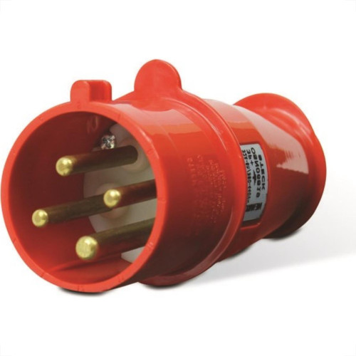 Pino 3 Polos+Terra Steck 380V 16A Vermelho N4076 Pino 3 Polos+Terra Steck 380V 16A Vermelho N4076
