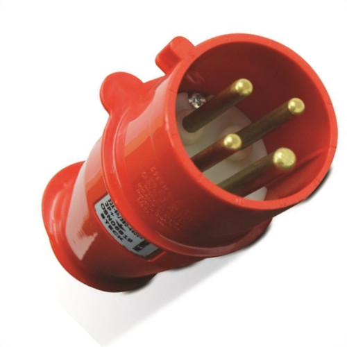 Pino 3 Polos+Terra Steck 380V 16A Vermelho N4076 Pino 3 Polos+Terra Steck 380V 16A Vermelho N4076