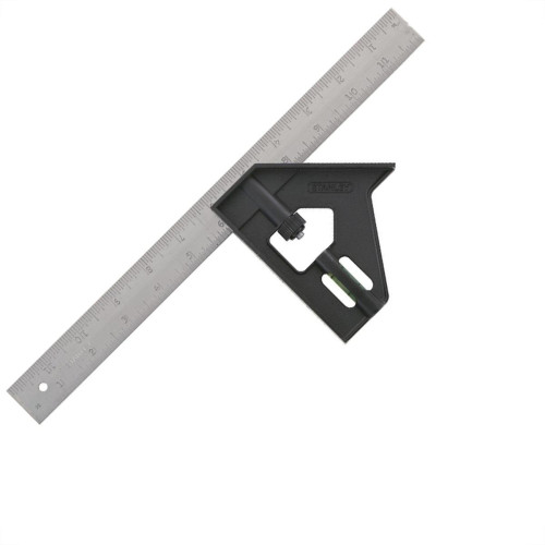 Esquadro Stanley Combinado 12''30Cm 46012 Esquadro Stanley Combinado 12''30Cm 46012