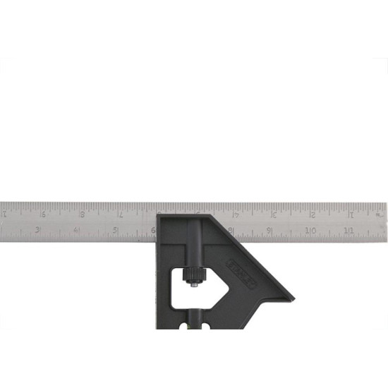 Esquadro Stanley Combinado 12''30Cm 46012 Esquadro Stanley Combinado 12''30Cm 46012
