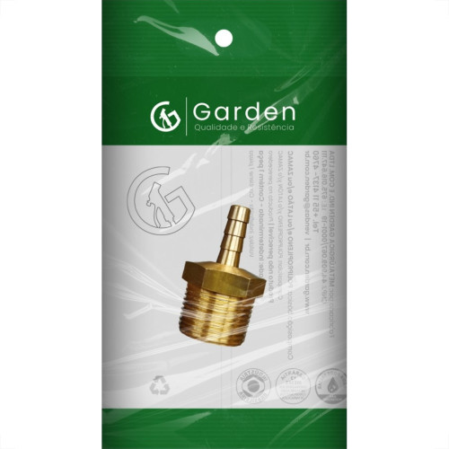 Espigao Fixo Garden''Macho'' 3/4X5/16 11129E