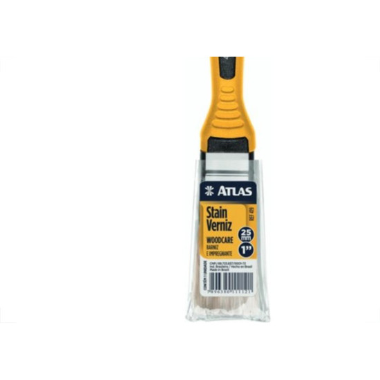 Pincel Trincha Pintura Atlas Dupla 1'' 419/3 - Kit C/12 Pincel Trincha Pintura Atlas Dupla 1'' 419/3 - Kit C/12