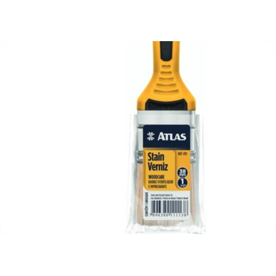Pincel Trincha Pintura Atlas Dupla 1.1/2 419/4 - Kit C/12 Pincel Trincha Pintura Atlas Dupla 1.1/2 419/4 - Kit C/12