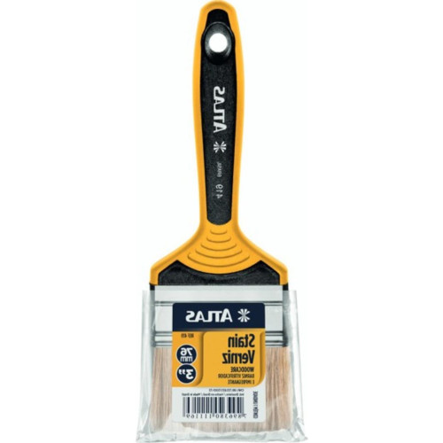 Pincel Trincha Pintura Atlas Dupla 3'' 419/7 - Kit C/12 Pincel Trincha Pintura Atlas Dupla 3'' 419/7 - Kit C/12