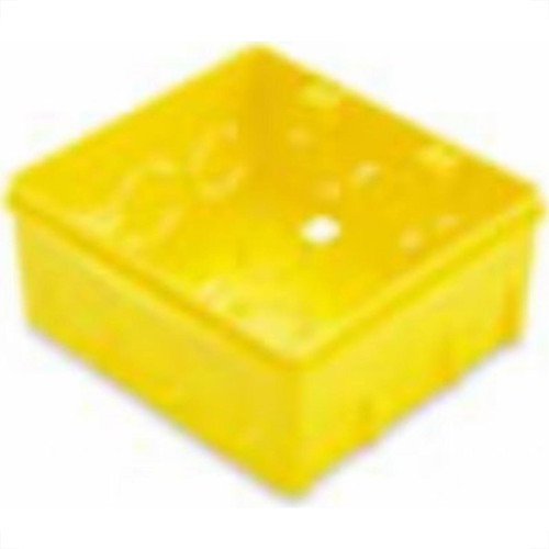 Caixinha Luz Plastica 4X4 Tramontina Amarela Orelha Pvc - Kit C/20