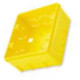 Caixinha Luz Plastica 4X4 Tramontina Amarela Orelha Pvc - Kit C/20
