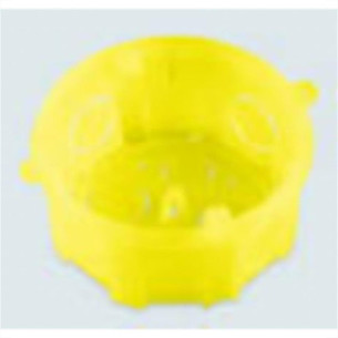 Caixinha Luz Plastica Fms Tramontina Amarela Orelha Pvc - Kit C/48