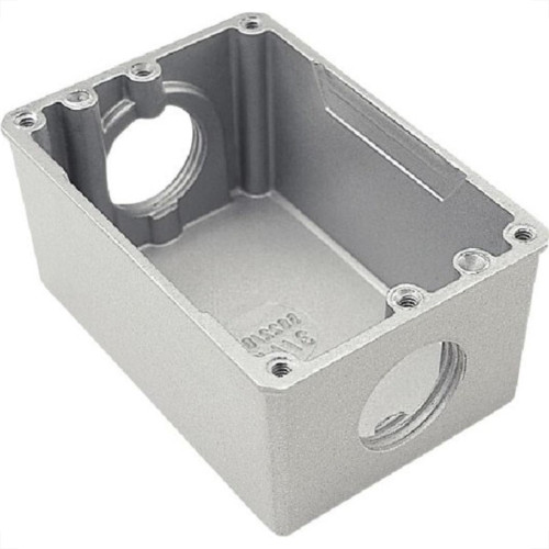 Caixa Piso Aluminio Tramontina 4X2 Entrada/Saida Baixa 3/4''