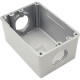 Caixa Piso Aluminio Tramontina 4X2 Entrada/Saida Baixa 3/4''