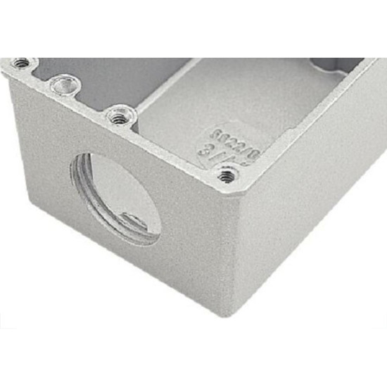 Caixa Piso Aluminio Tramontina 4X2 Entrada/Saida Baixa 3/4''