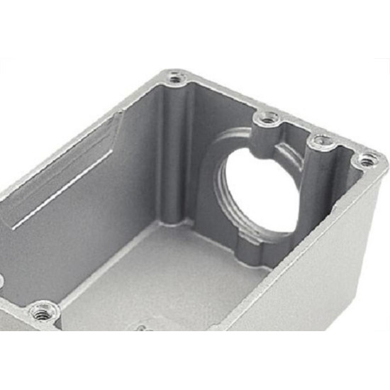 Caixa Piso Aluminio Tramontina 4X2 Entrada/Saida Baixa 3/4''
