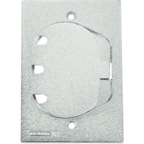 Placa Piso Aluminio Tramontina 4X2 Unha Para 1 Rj45 56121/088 Placa Piso Aluminio Tramontina 4X2 Unha Para 1 Rj45 56121/088