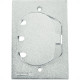Placa Piso Aluminio Tramontina 4X2 Unha Para 1 Rj45 56121/088 Placa Piso Aluminio Tramontina 4X2 Unha Para 1 Rj45 56121/088