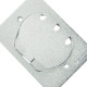 Placa Piso Aluminio Tramontina 4X2 Unha Para 1 Rj45 56121/088 Placa Piso Aluminio Tramontina 4X2 Unha Para 1 Rj45 56121/088