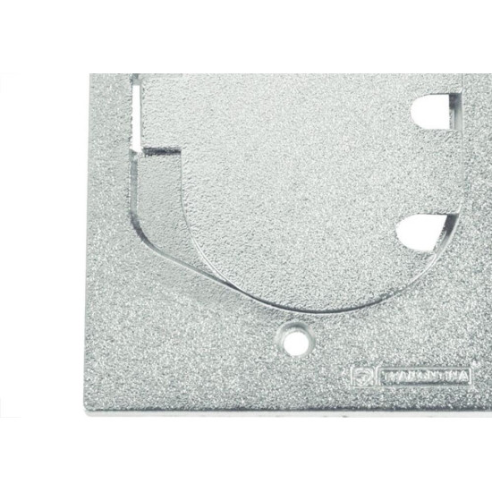 Placa Piso Aluminio Tramontina 4X2 Unha Para 1 Rj45 56121/088 Placa Piso Aluminio Tramontina 4X2 Unha Para 1 Rj45 56121/088