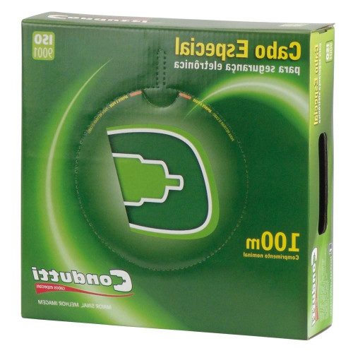 Fio Cabo Manga 3 Vias Camera Sem Audio Branco 100M 