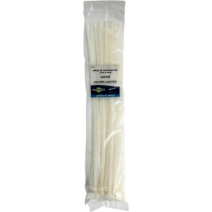 Abracadeira Nylon Brasfort Branca 7,6X500 50 Pecas 8768
